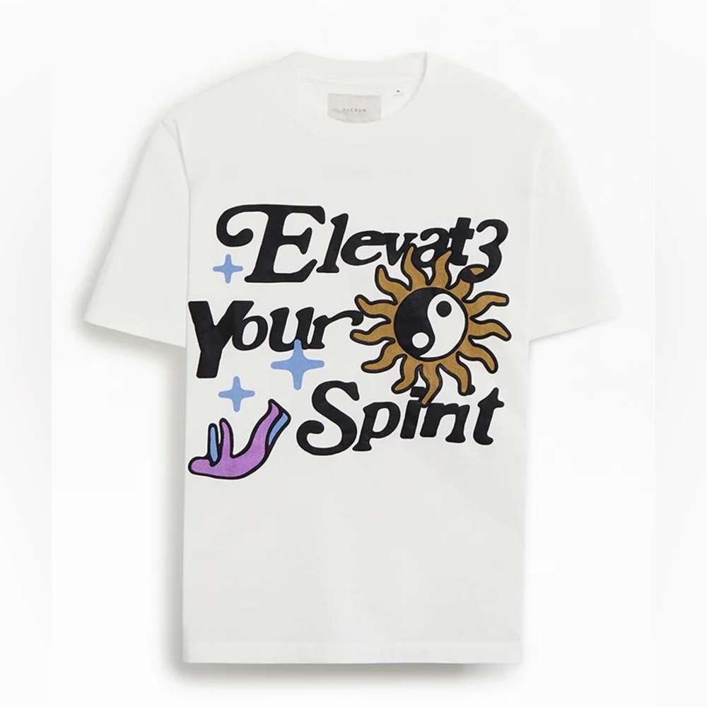 Pacsun 'Elevate Your Spirit' Graphic Tee